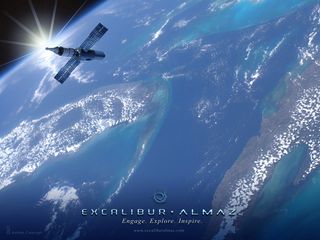 EA space station concept illustration. Photo released June 1, 2011.