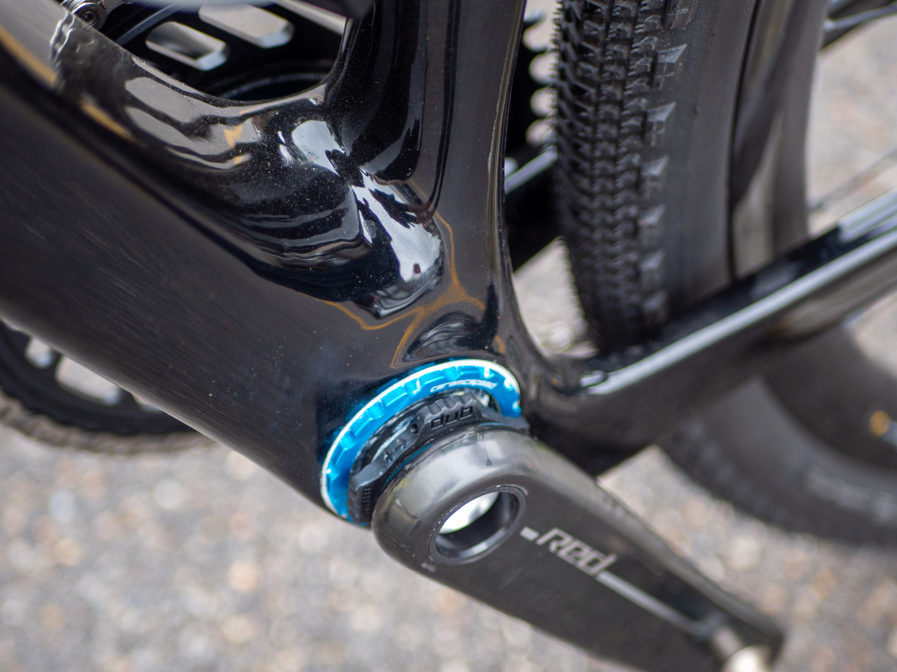 Up close images of a new Factor gravel bike
