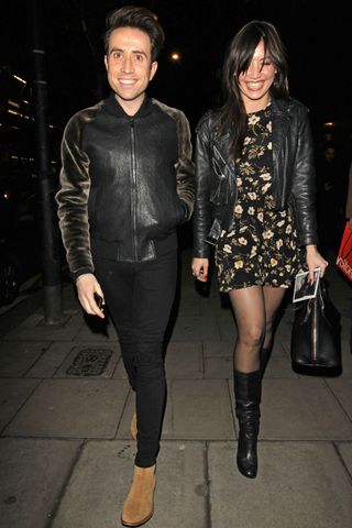 Nick Grimshaw And Daisy Lowe At The Superdry Fashion Show