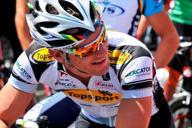 Kenny De Ketele (Topsport Vlaanderen- Mercator) was happy to escape the Belgian winter
