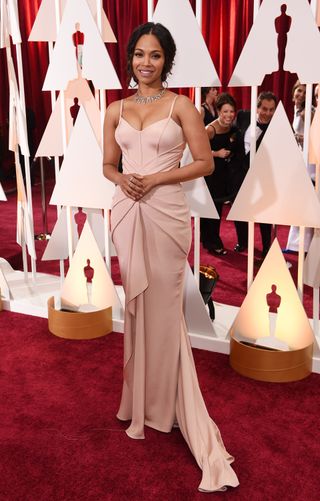 Zoa Saldana At The Oscars, 2015