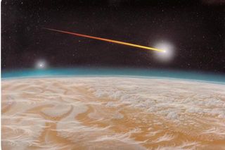 On Sept. 21, 2003, NASA's Galileo spacecraft to Jupiter met its fiery end by falling into the gas giant planet after eight years studying the planet from orbit. The spacecraft's demise may have looked something like this artist's illustration.