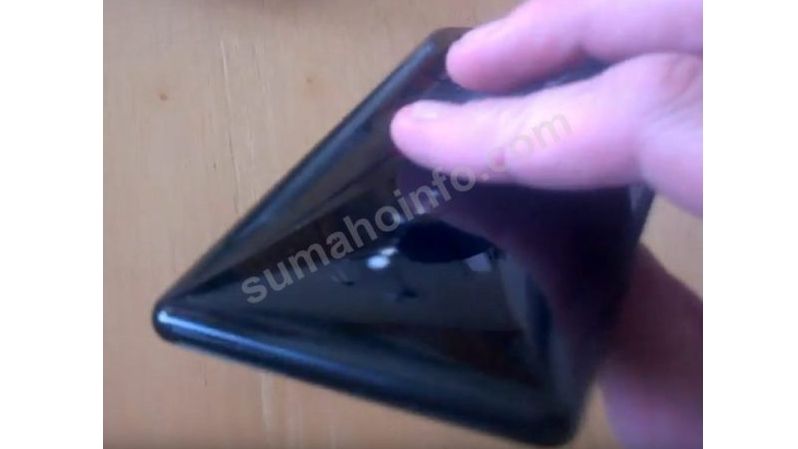 Other than its camera the phone pictured here looks a lot like the Xperia XZ2. Credit: Sumahoinfo