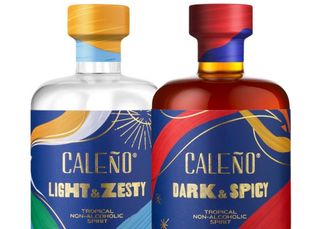 two bottles of Caleño non-spirits