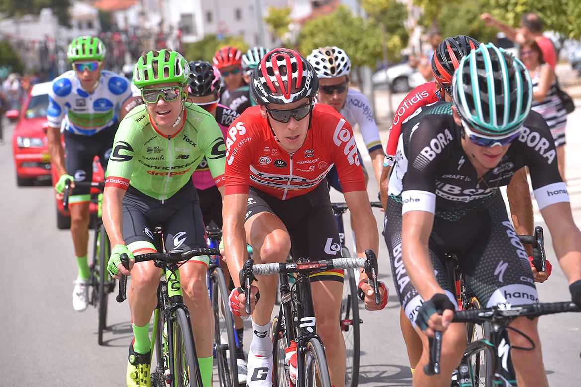 Bart De Clercq on stage 14 of the Vuelta a Espa&ntilde;a