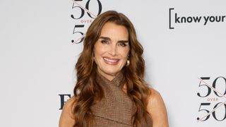 Brooke Shields attends the Forbes and Mika Brzezinski 50 Over 50 Celebration at The Rainbow Room on October 25, 2024 in New York City