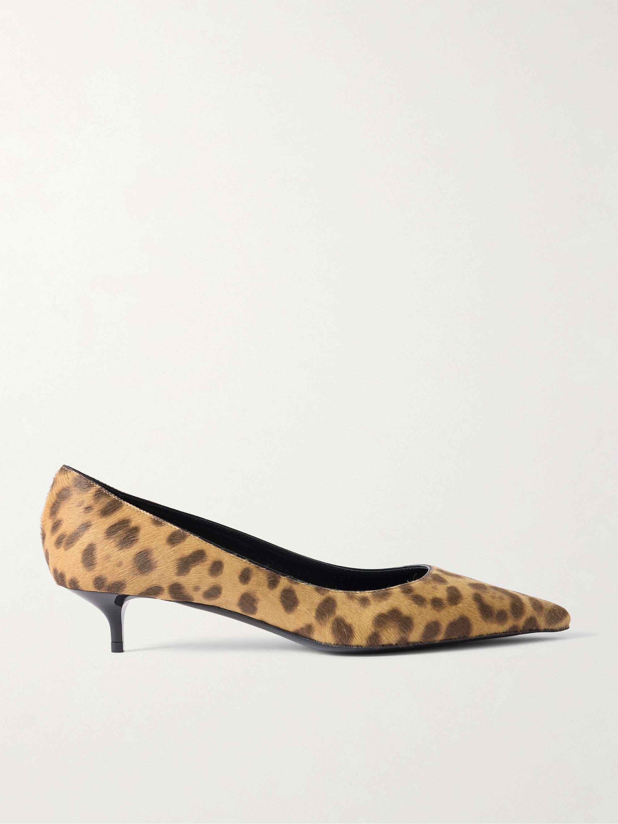 Amelia 40 Leopard-Print Calf Hair Pumps