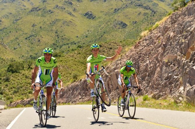 Peter Sagan (Cannondale) in high spirits ahead of the 2013 season.
