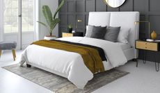 Bensons for Beds: Symmetry Your Bed Your Way Upholstered Bed Frame