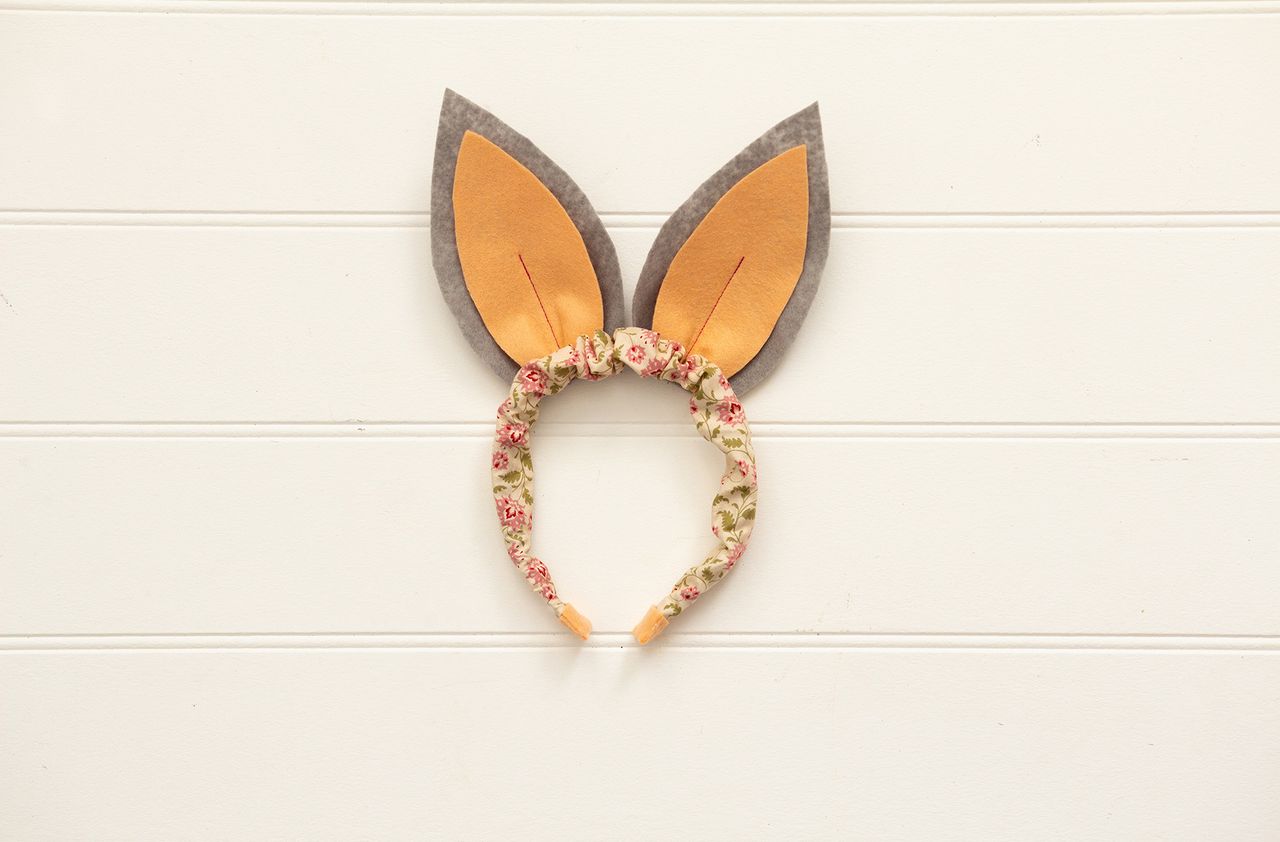 Homemade Easter bunny ears