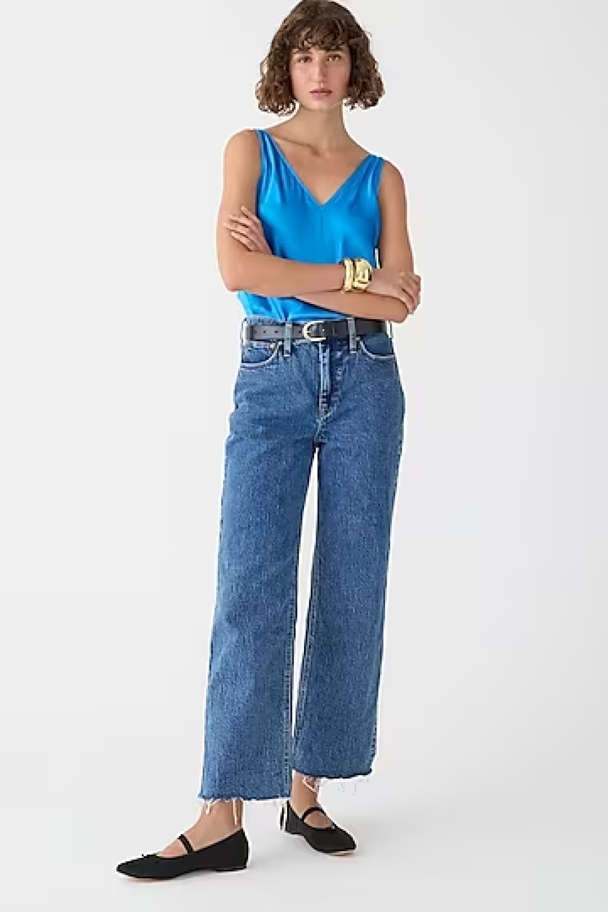 J.Crew Slim wide-leg jean in Beach way wash