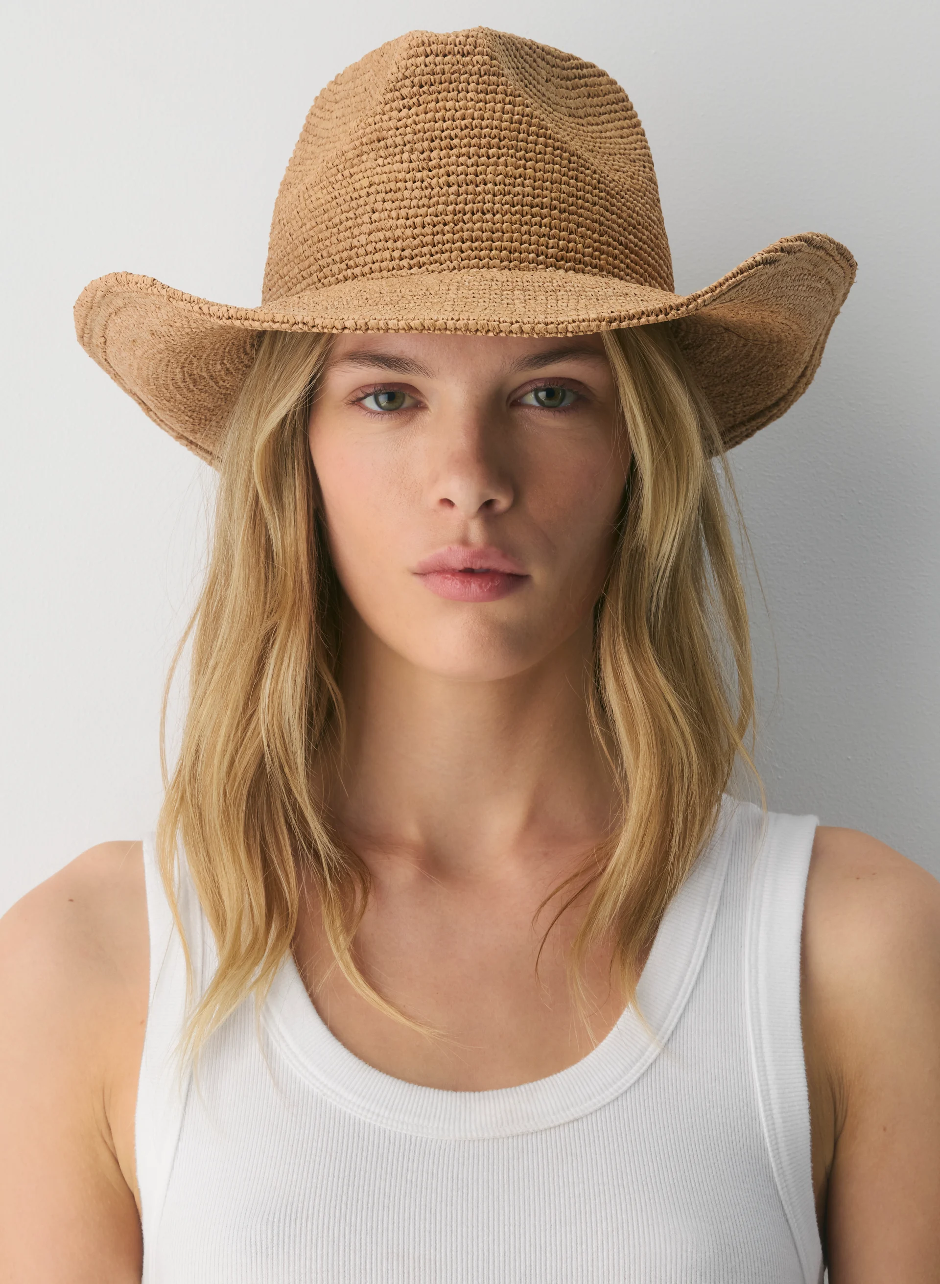 Lasso Raffia Cowboy Hat