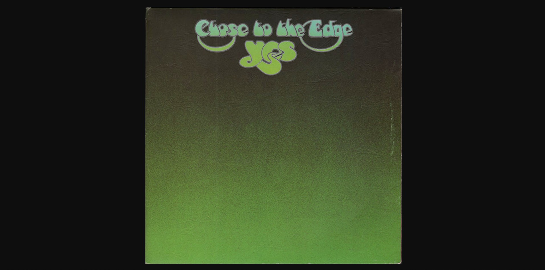 Yes Close to the Edge album cover