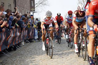 Two-time Tour of Flanders winner Stijn Devolder (Corendon-Circus) at the 2019 edition of the race