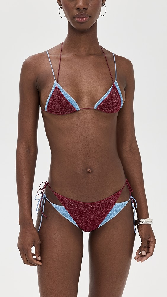 Oseree Lumiere Bicolor Double Bikini Set