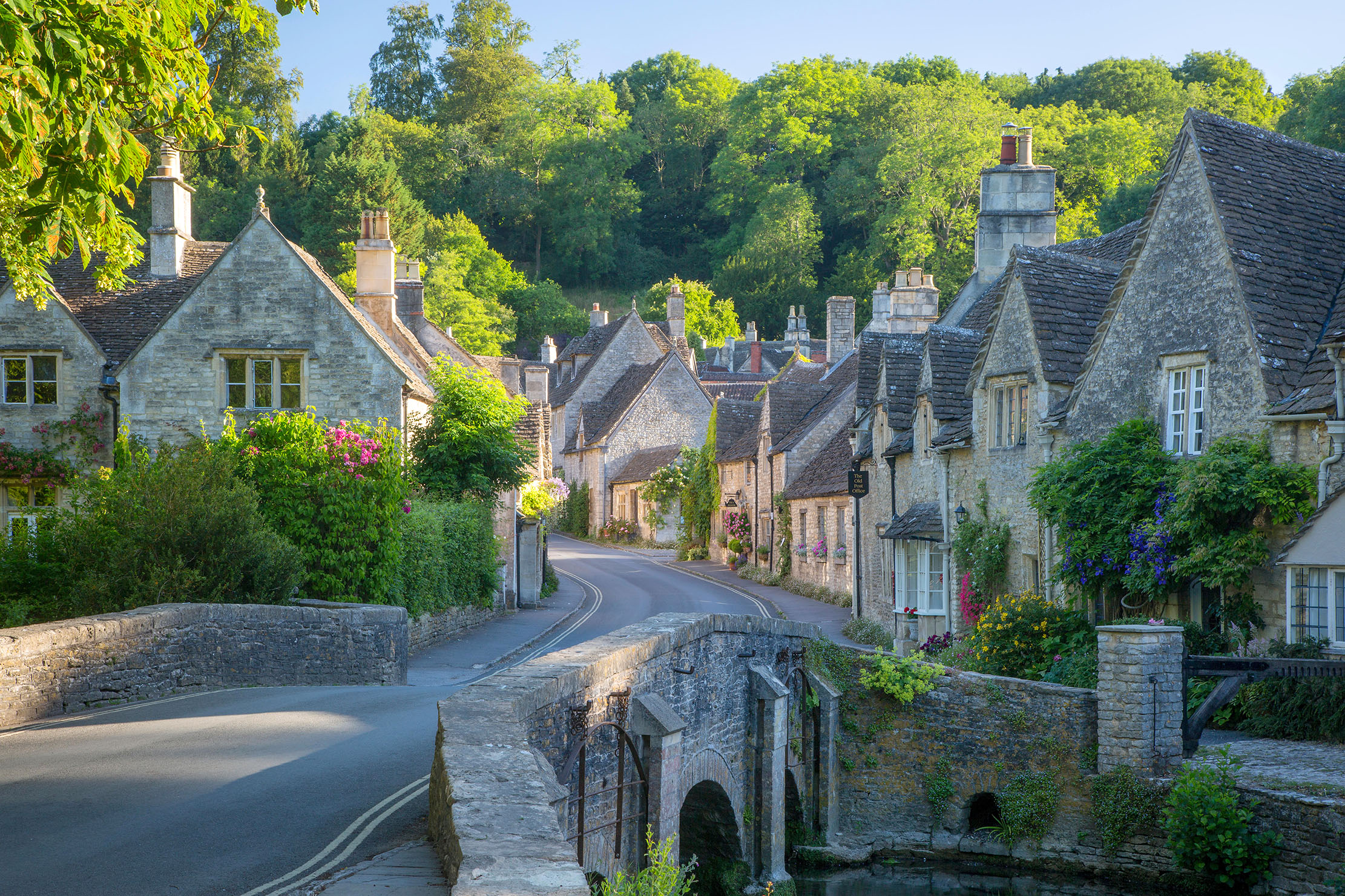 Early Morning in Castle Combe, the Cotswolds.