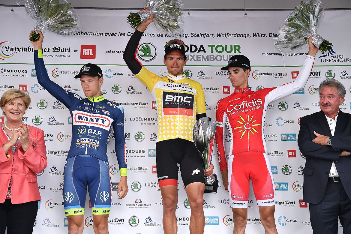The Tour de Luxembourg GC podium