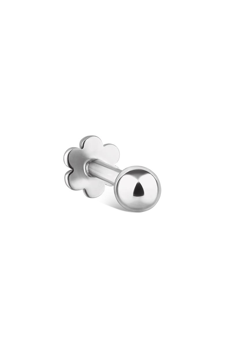 Ball Single Threaded Stud Earring
