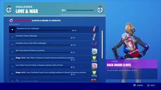 Fortnite Love and War challenges