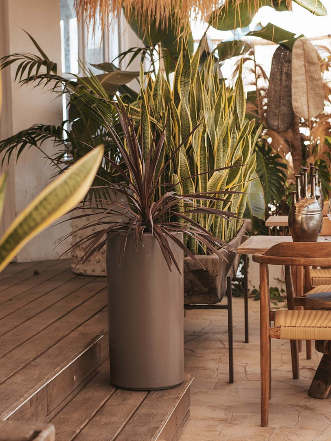 Newgarden Shop, Palma Tall Round Plant Pot