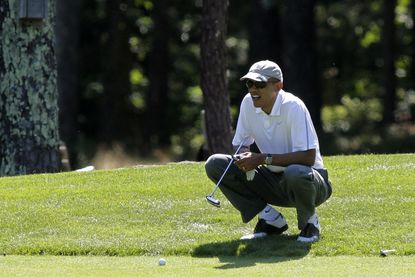 Democrats think President Obama was 'tone-deaf' to go golfing after Foley announcement