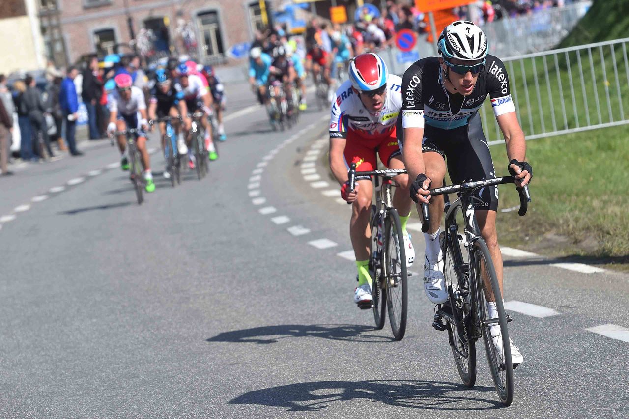 Alexander Kristoff (Katusha) and Niki Terpstra (Etixx-Quickstep)