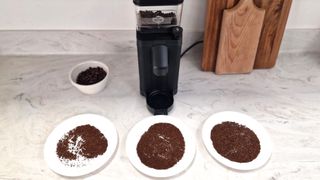 Three grind sizes tested in the Technivorm Moccamaster KM5