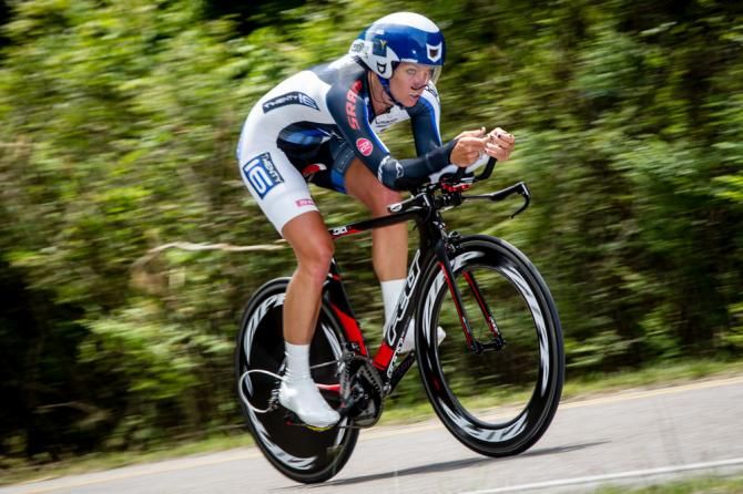 Alison Tetrick (Twenty 16) stays tucked in