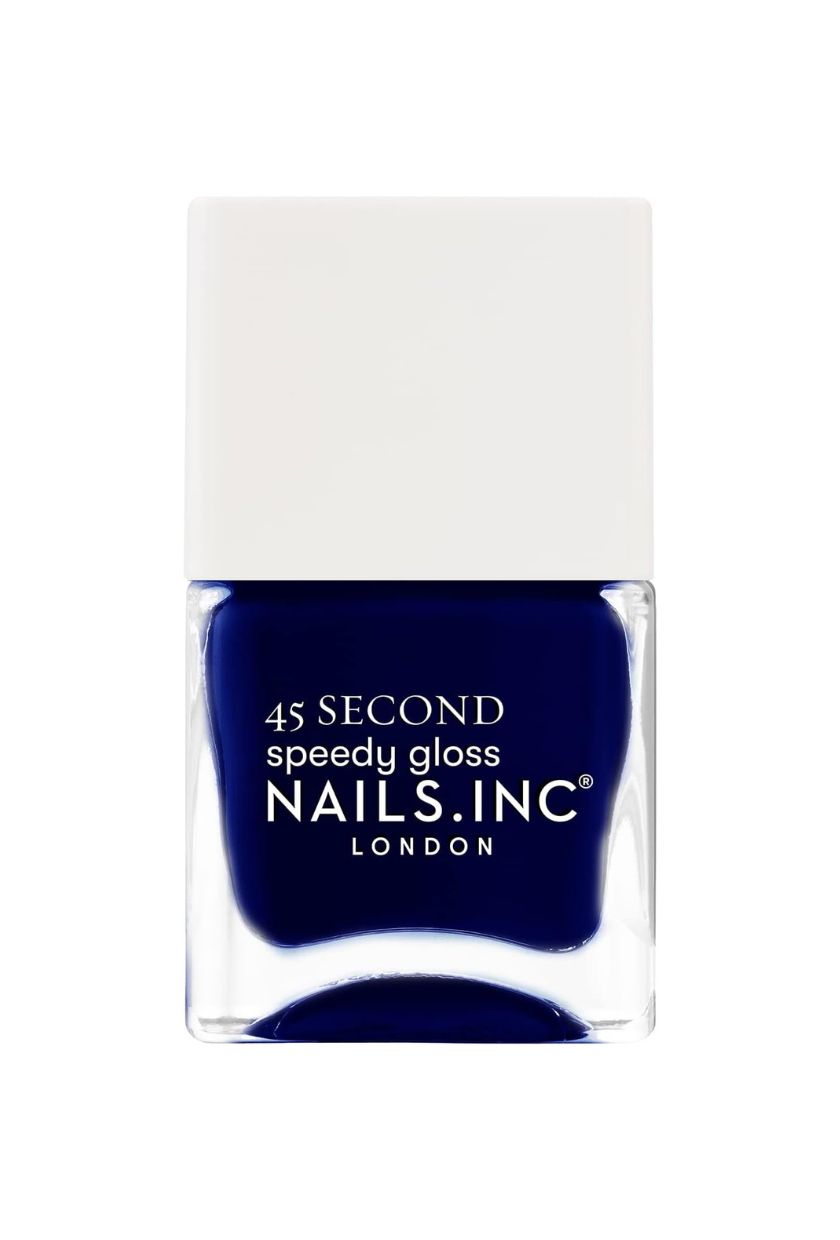 Nails.inc 45 Second Speedy Gloss Nail Polish, Quick Drying and Long Lasting Nail Color, Formulated to Strengthen Nails and Extend Wear Time, Cruelty Free, Vegan, Time for Trafalgar Square