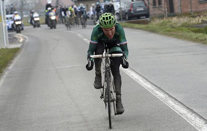 Thomas Voeckler (Europcar) is about to get caught