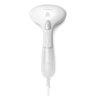 Steamery Handheld Clothes Steamer Cirrus 1, 1500w, Heat Up in 25 Seconds, Portable Travel User Friendly Wrinkles Remover, White