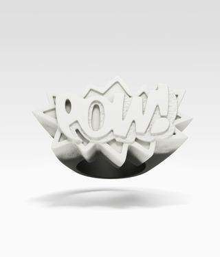 white pow ring as NFT jewellery