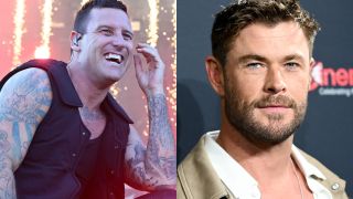 Parkway Drive onstage in 2024 and Chris Hemsworth in 2025