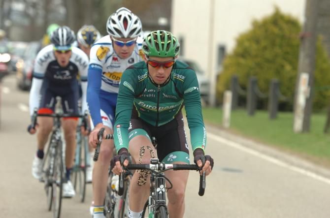 Vincent J&eacute;r&ocirc;me (Europcar) leads the break