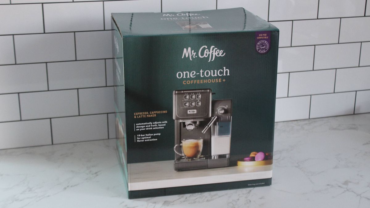 Mr. Coffee One-Touch CoffeeHouse+ in the box