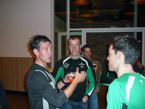 The riders share some great stories at the last race of the year.