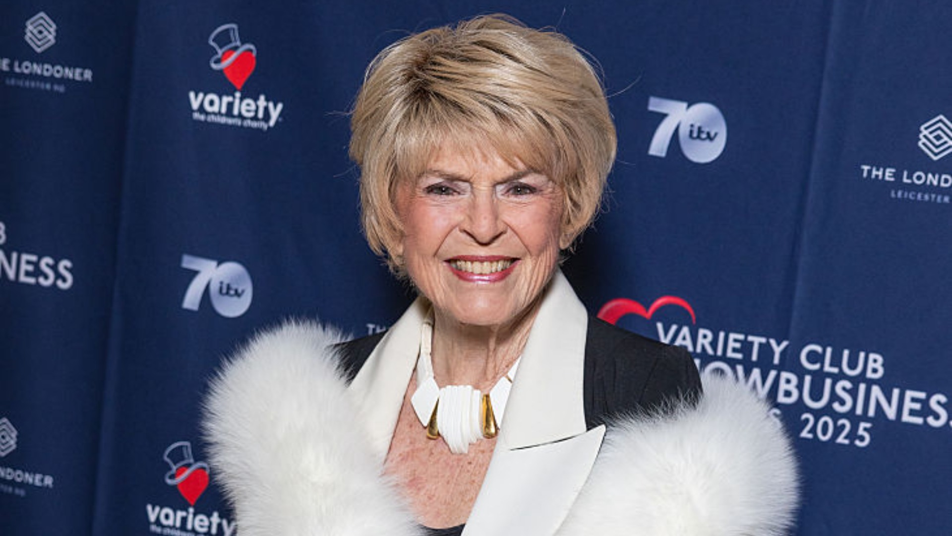 Gloria Hunniford attends the Variety Club Showbusiness Awards 2025 at The Londoner Hotel