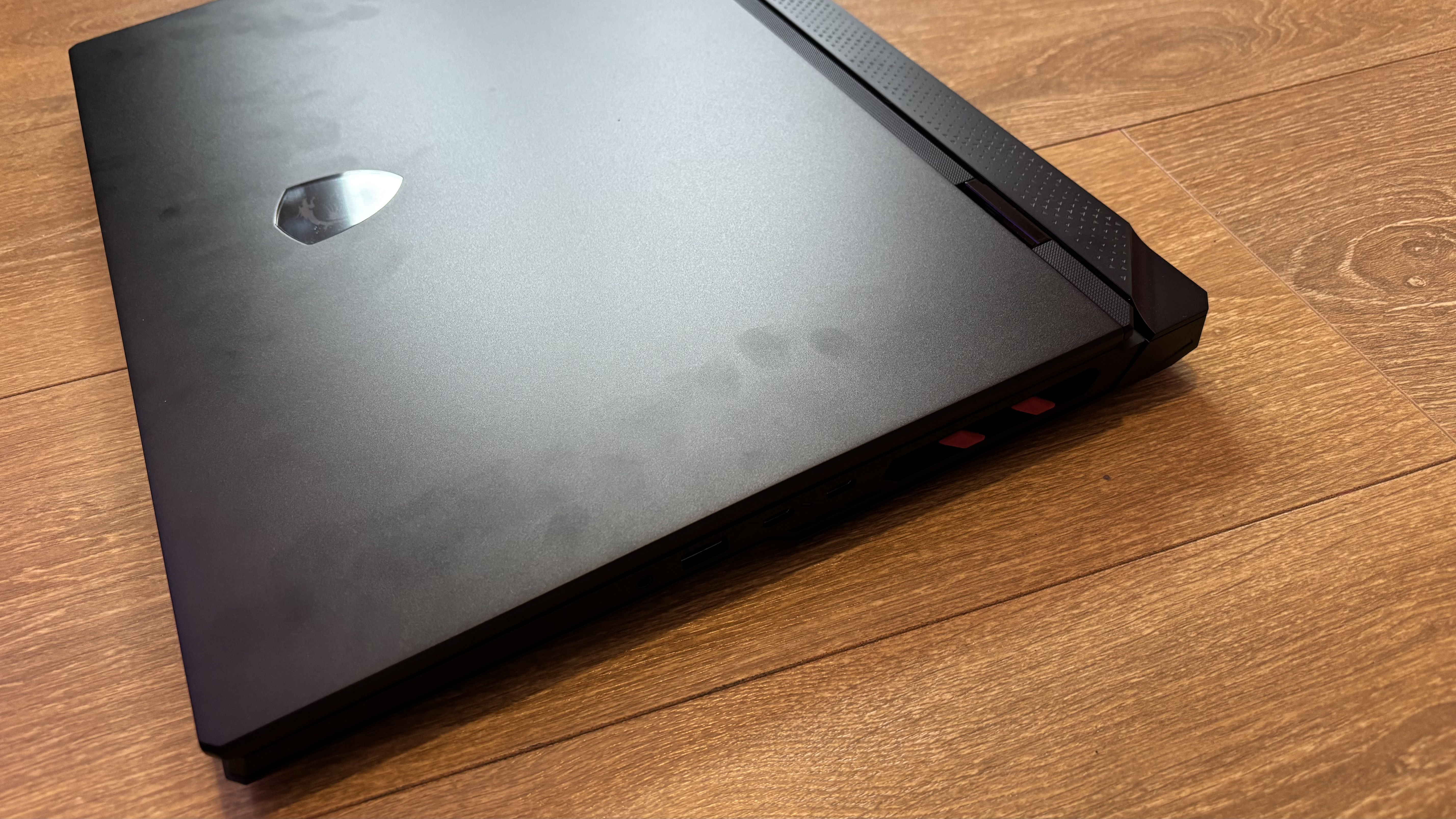 Various angles of the MSI Raider A18 HX laptop