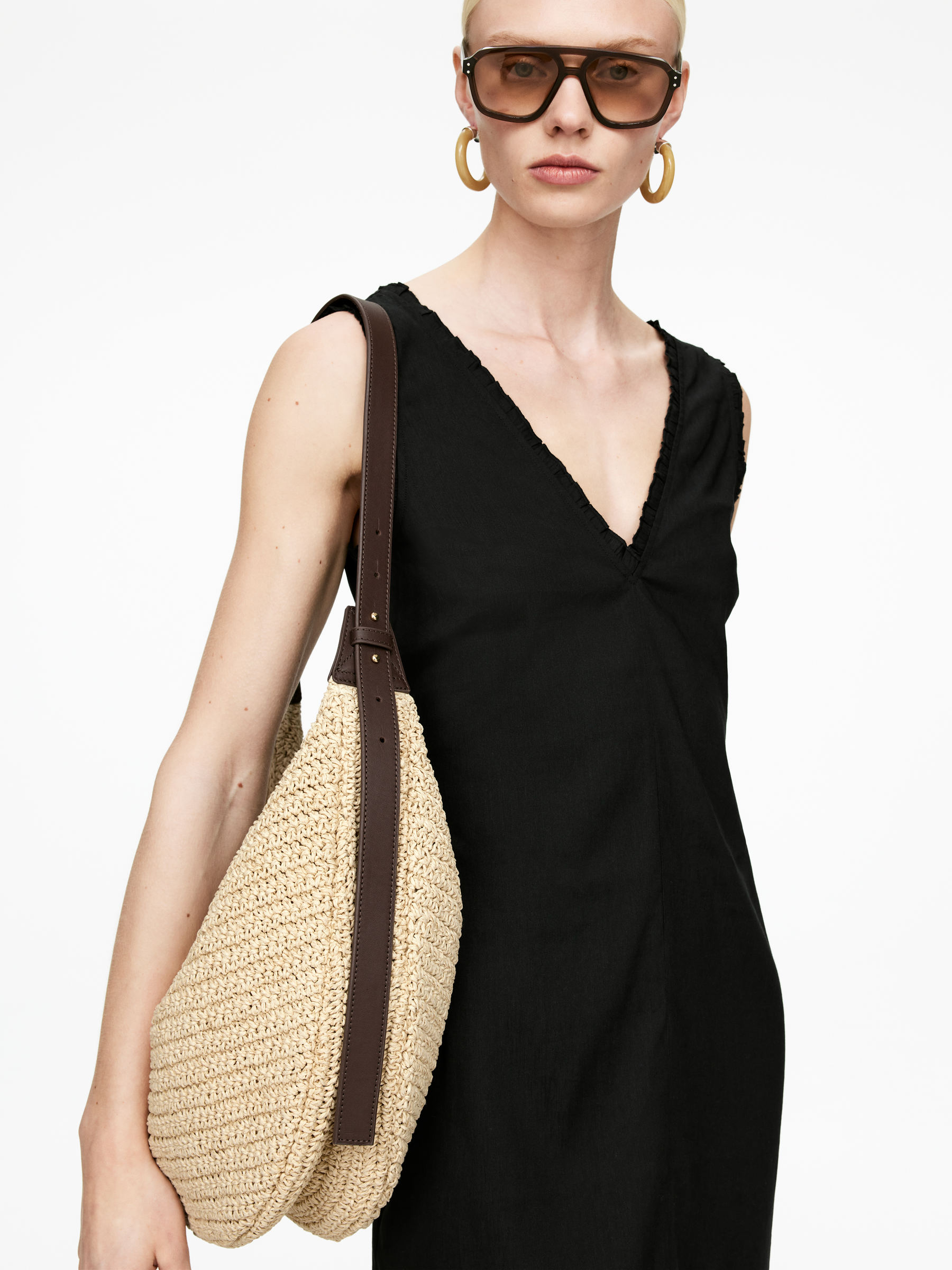 Straw Bag – Beige – Women – Arket Gb