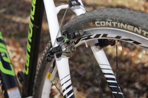 FSA's SL-K brakes were hard to pull due to extra strong springs and somewhat grabby.