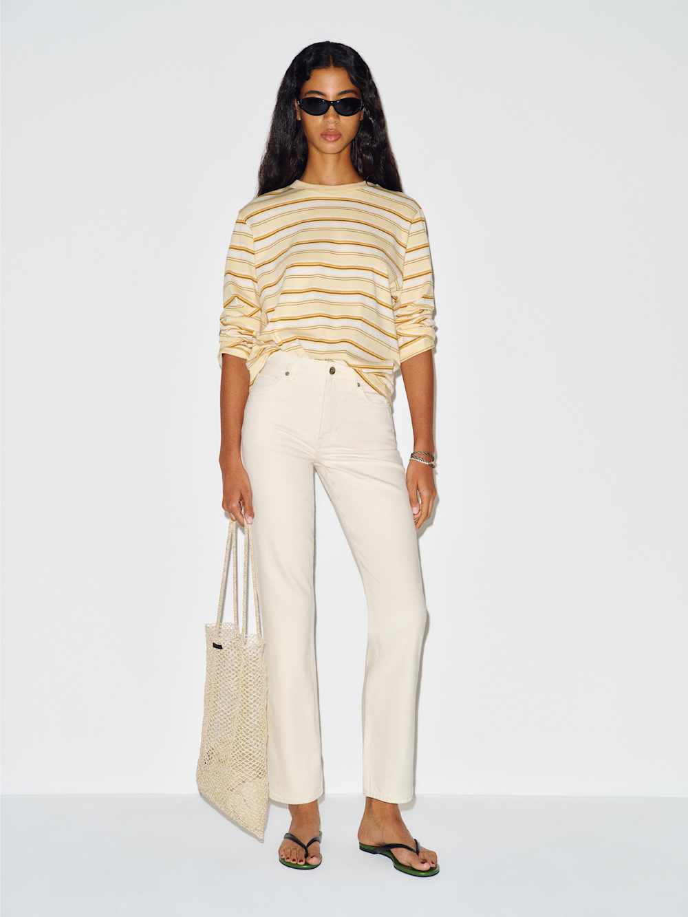 Cynthia High Rise Straight Cropped Jeans