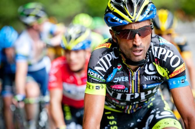 Fortunato Baliani (Nippo - De Rosa) was a key element in his teammate's victory