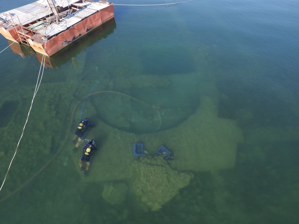 The ruined Christian church in Turkey&#039;s Lake Iznik is thought to have been built around A.D. 390