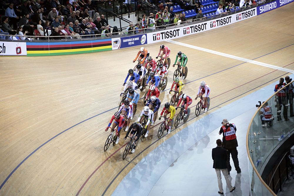Simona Frapporti (Italy) in the women's omnium