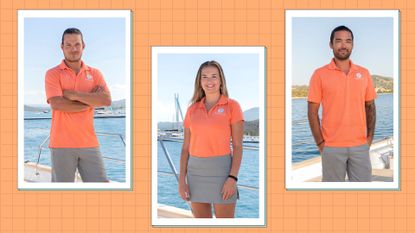 BELOW DECK SAILING YACHT Season 4 -- Pictured: l-r Gary King, Daisy Kelliher and Colin Macrae