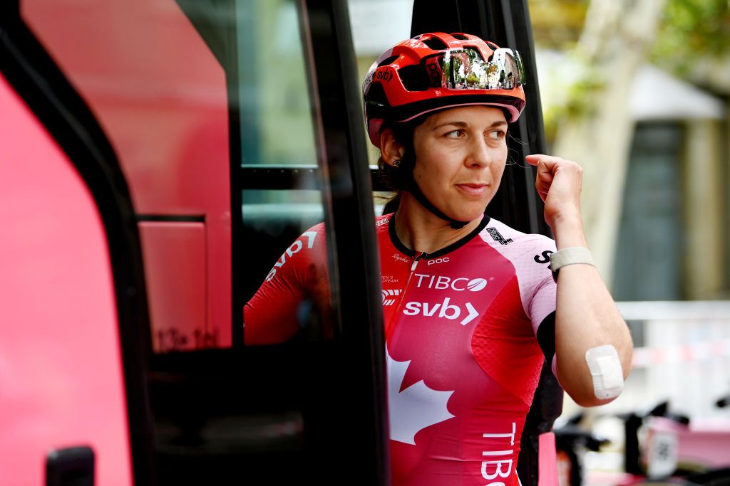 Canadian champion Alison Jackson raced last year with EF Education-TIBCO-SVB