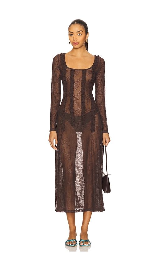 Raphi Lace Midi Dress