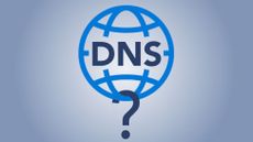The word DNS on a globe with a question mark underneath