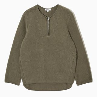 Cos Regular-Fit Half-Zip Pullover Fleece