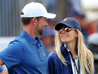 webb simpson with wife